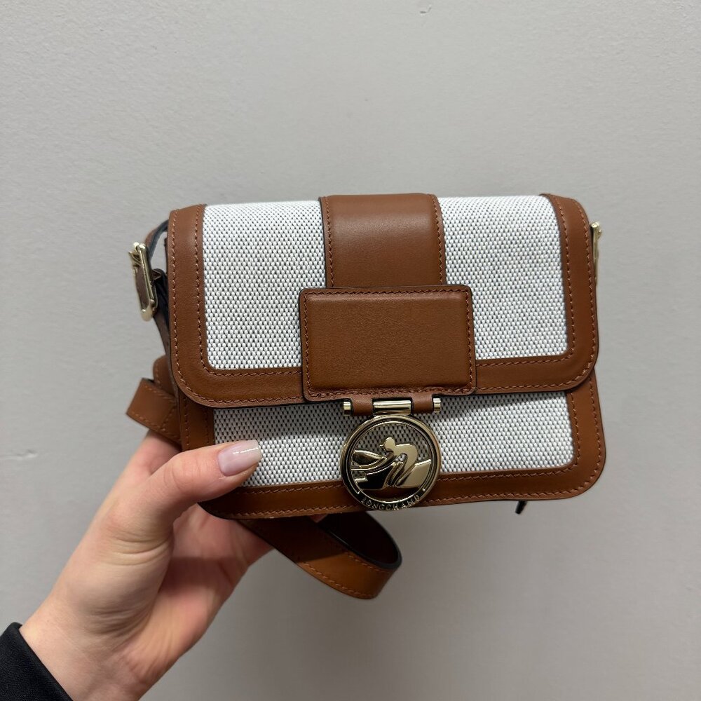 LONGCHAMP | Box-trot Canvas Mini Crossbody Bag